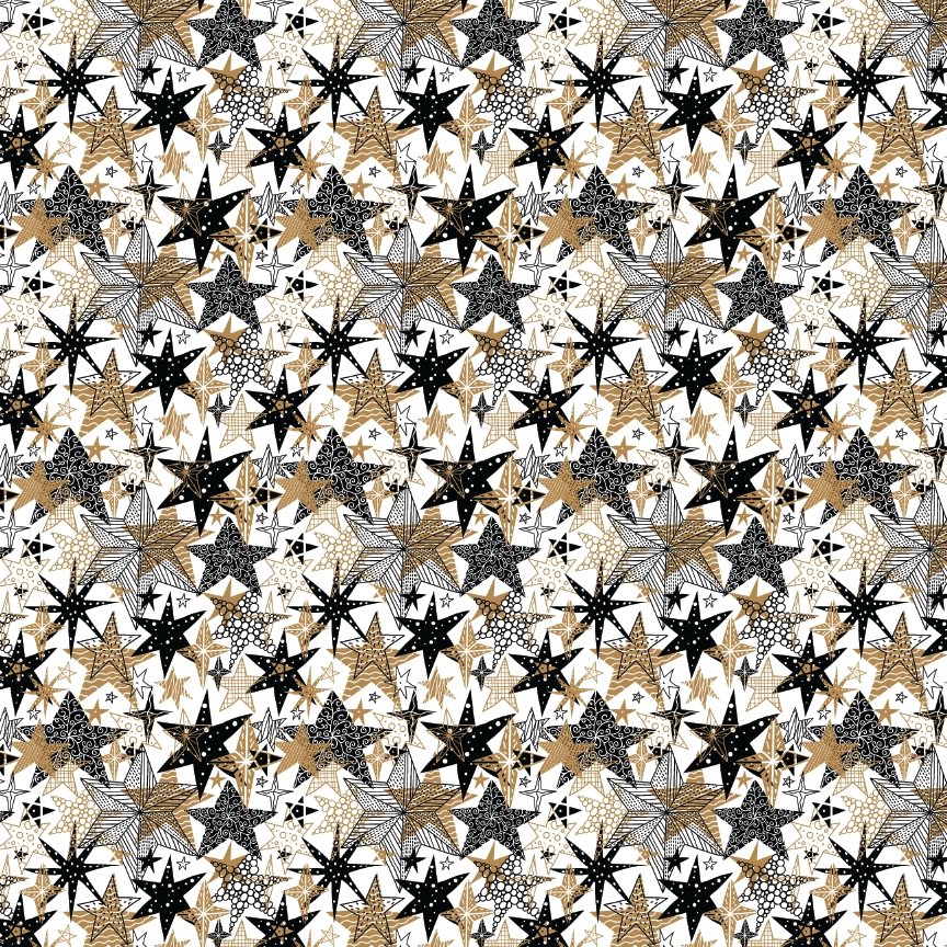 New Year New Stars Pattern Acrylic Sheet - CMB Pattern Acrylic